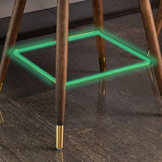 Low Back Dining Stools Bucket Armless Bar Stools with Wood Base Clearhalo 'Bar Furniture' 'Bar Stools' 'bar_stools' 'furn' 'furn_bar_stools' 'Furniture' 'Kitchen & Dining Furniture' 1200x1200_6764dddf-2290-44be-93a9-c4a5fd582d39