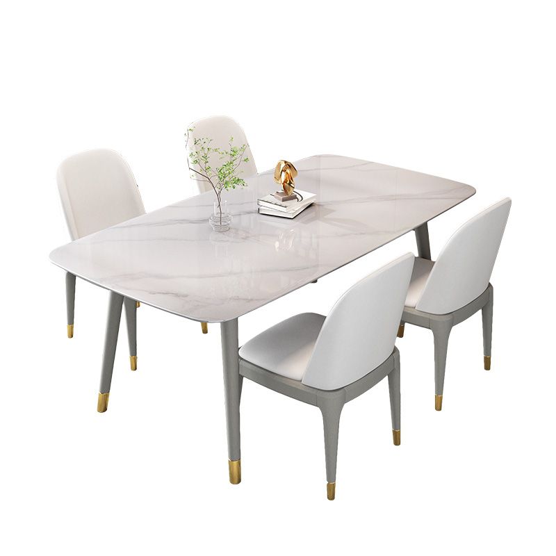 Rectangle Stone Dining Table Traditional Luxury Wood Tripod Base Dining Table Clearhalo 'Dining Tables & Seating' 'Dining Tables' 'dining_table' 'furn' 'furn_dining_table' 'Furniture' 'furniture_dining_table' 'Kitchen & Dining Furniture' 'kitchen' 'kitchen_dining_table' 1200x1200_6767bb09-a2c6-4c84-9579-9cb468729fe6