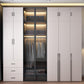 White Modern Armoire Engineered Wood Grand Wardrobe with Drawers and Hanging Rod Clearhalo 'Armoires & Wardrobes' 'armoires_wardrobes' 'Bedroom Furniture' 'furn' 'furn_armoires_wardrobes' 'Furniture' 1200x1200_67697c6e-b5e4-49dd-8647-cedb92d67e27
