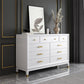 Ultra-Modern Double Dresser White Storage Chest Dresser for Bedroom Clearhalo 'Bedroom Furniture' 'Dressers & Chests' 'dressers_chests' 'furn' 'furn_dressers_chests' 'Furniture' 1200x1200_676b0c5e-63e7-4e84-b458-3920d9852bd7