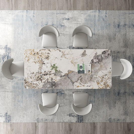 1/2/4/5/6/7/8 Pieces Dining Chair Set Sintered Stone Dining Room Set with Pedestal Base Clearhalo 'Dining Room Sets' 'Dining Tables & Seating' 'dining_room_set' 'furn' 'furn_dining_room_set' 'Furniture' 'furniture_dining_room_set' 'Kitchen & Dining Furniture' 1200x1200_676d34b7-f239-4cda-99ef-3b45e97370fb