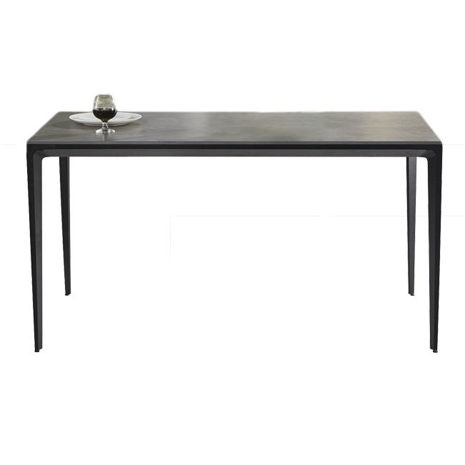 Industrial Standard Rectangle Dining Table Sintered Stone Top Dining Table for Kitchen Clearhalo ' dining_table' 'Dining Tables & Seating' 'Dining Tables' 'Furniture' 'furniture_dining_table' 'Kitchen & Dining Furniture' 'kitchen&dining_furn' 'kitchen' 'kitchen_dining_table' 1200x1200_676dcca4-066c-48c3-ae51-d404254da0c3