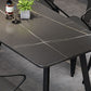 Industrial Style Dining Table Black Sintered Stone Dining Table with Metal Base Clearhalo ' dining_table' 'Dining Tables & Seating' 'Dining Tables' 'furn' 'furn_dining_table' 'Furniture' 'furniture_dining_table' 'Kitchen & Dining Furniture' 'kitchen&dining_furn' 'kitchen' 'kitchen_dining_table' 1200x1200_676de668-2e8d-4f0d-83be-718b70540ed2