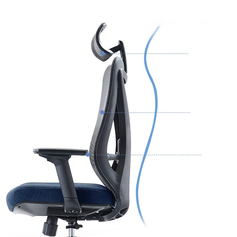 Modern Office Chair Adjustable Seat Height Desk Chair with Wheels Clearhalo 'furn' 'furn_office_chair' 'Furniture' 'Office Chairs' 'Office Furniture' 'office_chair' 1200x1200_676ec2ab-c428-47cf-89fa-185e0be355d6