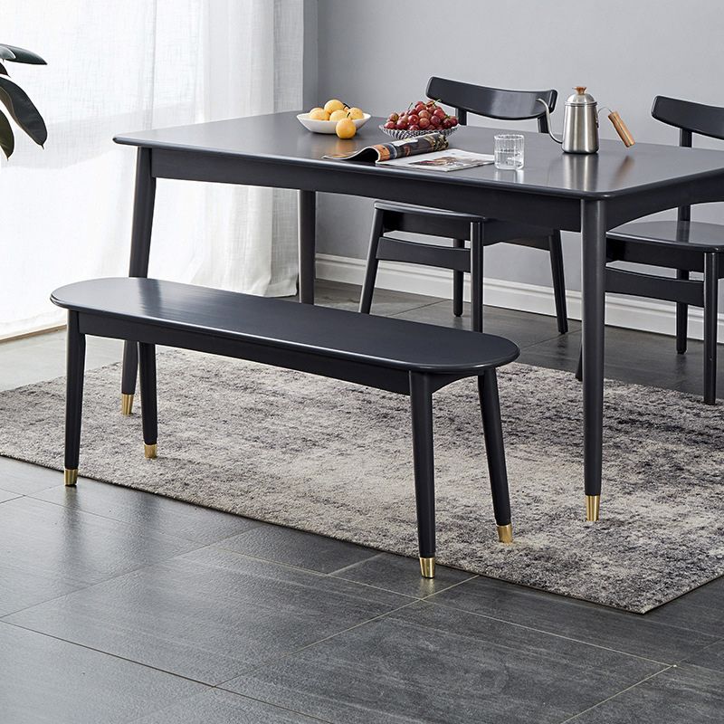 11.8 Inch Wide Modern Seating Bench Solid Wood Bench with Legs Clearhalo 'Benches' 'Chairs & Seating' 'furn' 'furn_benches' 'Furniture' 'Living Room Furniture' 1200x1200_676ed010-2a3d-41c9-8d1a-441b0ffac627