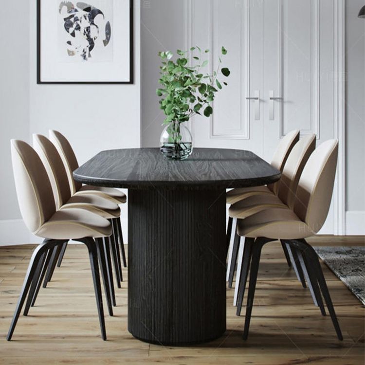 Solid Wood Oval Dining Table Modern Double Pedestal Table for Dining Room Clearhalo ' dining_table' 'Dining Tables & Seating' 'Dining Tables' 'furn' 'furn_dining_table' 'Furniture' 'furniture_dining_table' 'Kitchen & Dining Furniture' 'kitchen&dining_furn' 'kitchen' 'kitchen_dining_table' 1200x1200_67749c04-3358-46dd-8380-b423ace68bc2