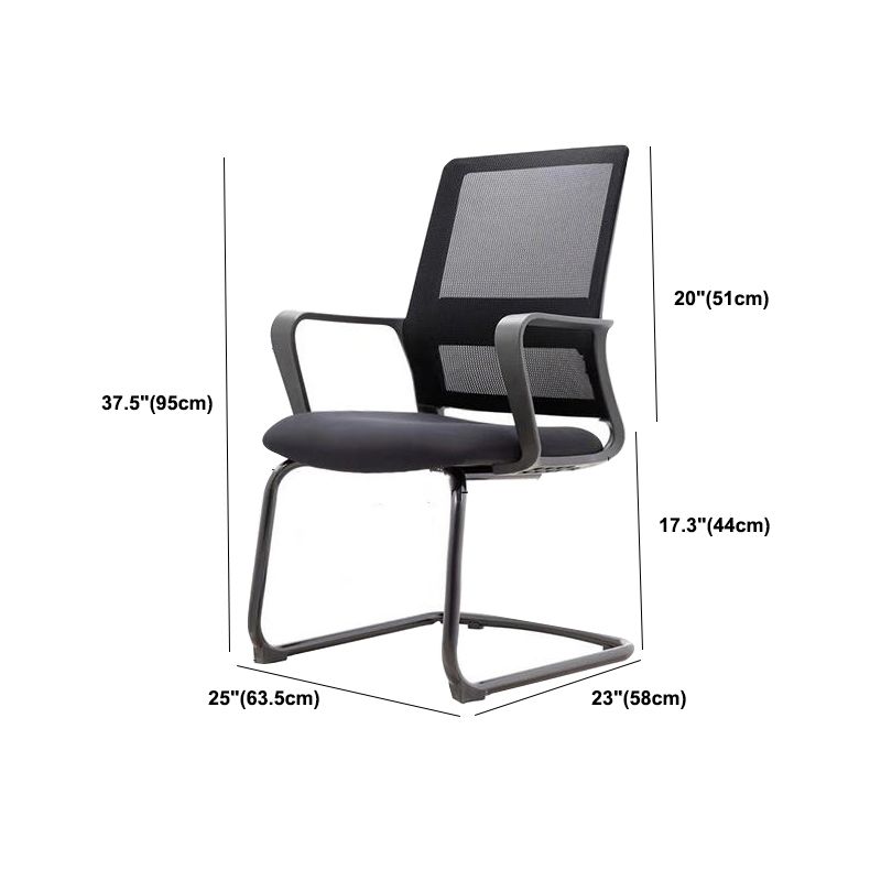 Ergonomic Mesh Mid-Back Desk Chair Tilt Mechanism Office Chair Clearhalo 'furn' 'furn_office_chair' 'Furniture' 'Office Chairs' 'Office Furniture' 'office_chair' 1200x1200_677592d8-d7c3-4729-974b-c4b7680ad357