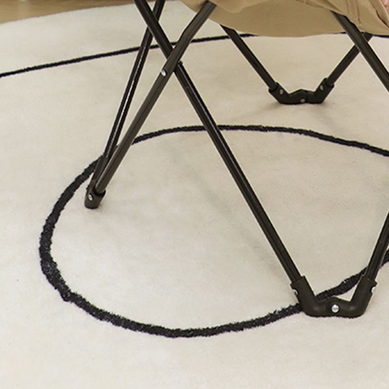 Sedia reclinabile al coperto in stile contemporaneo miscela di poliestere con sedia a gambe