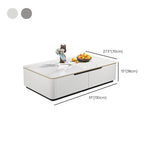 Block Slate Coffee Cocktail Table with 4 Storage Drawers Rectangle Clearhalo 'Coffee & Accent Tables' 'Coffee Tables' 'coffee_tables' 'furn' 'furn_coffee_tables' 'Furniture' 'Living Room Furniture' 1200x1200_6777bdd7-6328-45ae-9ae3-6a91c7cb00fa