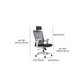 Modern Fixed Arms Office Chair Slide No Distressing Ergonomic Desk Chair Clearhalo 'furn' 'furn_office_chair' 'Furniture' 'Office Chairs' 'Office Furniture' 'office_chair' 1200x1200_677961b6-365a-4ec0-9087-00cd8854f372