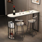 Industrial Style Bar Table Artificial Stone Top 42-inch Height Pub Table for Living Room Clearhalo 'Bar Furniture' 'Bar Tables' 'bar_tables' 'furn' 'furn_bar_tables' 'Furniture' 'furniture_bar_tables' 'Kitchen & Dining Furniture' 'kitchen&dining_furn' 'kitchen' 1200x1200_677ba65a-d2ce-4fd4-9089-e6863d01e2a6