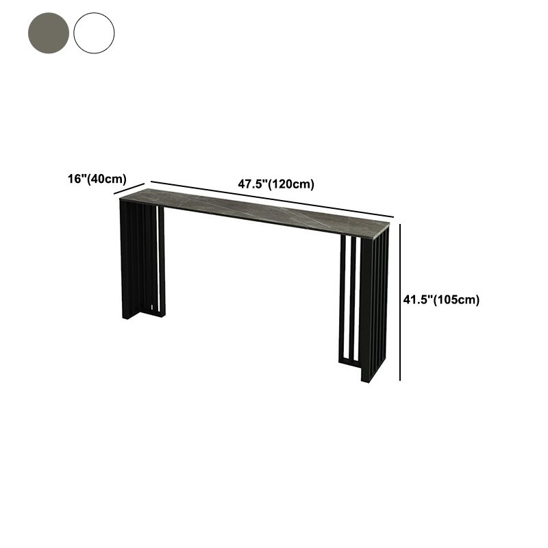 Tavolo da bar contemporaneo top top black doppio piedistallo tavolo da bar