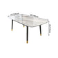 Sintered Stone Dining Table Luxury Style 4 Legs Carbon Steel Base Rectangle Table for Home Clearhalo ' dining_table' 'Dining Tables & Seating' 'Dining Tables' 'furn' 'furn_dining_table' 'Furniture' 'furniture_dining_table' 'Kitchen & Dining Furniture' 'kitchen&dining_furn' 'kitchen' 'kitchen_dining_table' 1200x1200_678021c4-5f64-4b85-b8e8-52496b0ac3c5