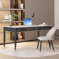 Contemporary Stone Office Desk 2 Drawers Parsons Base Writing Desk Clearhalo 'furn' 'furn_office_desk' 'Furniture' 'Office Desks' 'Office Furniture' 'office_desk' 1200x1200_67811100-67fe-4fc8-9003-8bdf16464209
