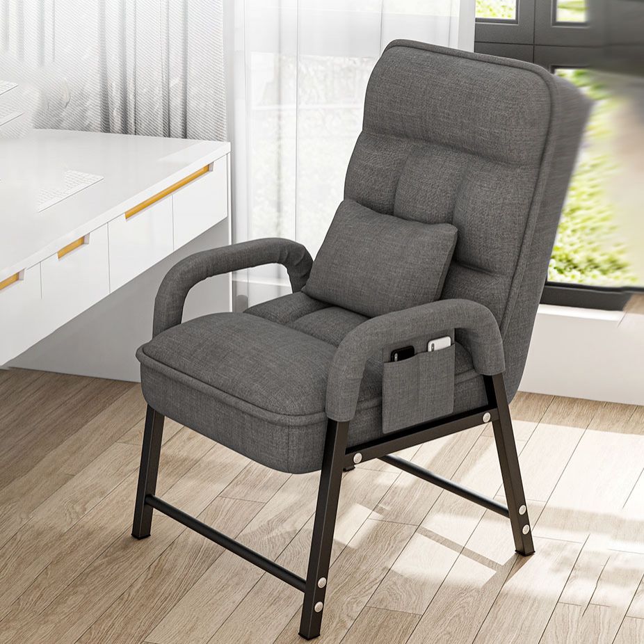 Tessuto sedia da scrivania medio posteriore cuscino contemporaneo incluso sedia a braccia fisso