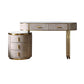 Houten en leisteen make -up ijdelheid bureau tafel glam make -up ijdelheid bureau