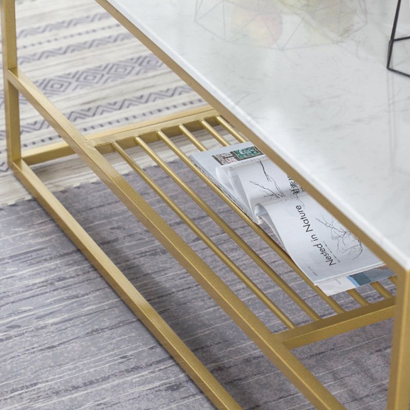 Glam Rectangular Coffee Table Frame 1 Coffee Table for Living Room Clearhalo 'Coffee & Accent Tables' 'Coffee Tables' 'coffee_tables' 'furn' 'furn_coffee_tables' 'Furniture' 'Living Room Furniture' 1200x1200_67858d1e-4aba-4810-bff8-c1573ed86d47