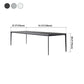 Sintered Stone Scratch Resistant Table Simplicity Style 4 Legs Base Rectangle Table Clearhalo ' dining_table' 'Dining Tables & Seating' 'Dining Tables' 'furn' 'furn_dining_table' 'Furniture' 'furniture_dining_table' 'Kitchen & Dining Furniture' 'kitchen&dining_furn' 'kitchen' 'kitchen_dining_table' 1200x1200_67858d54-1959-4e4c-9648-814f20da78cf