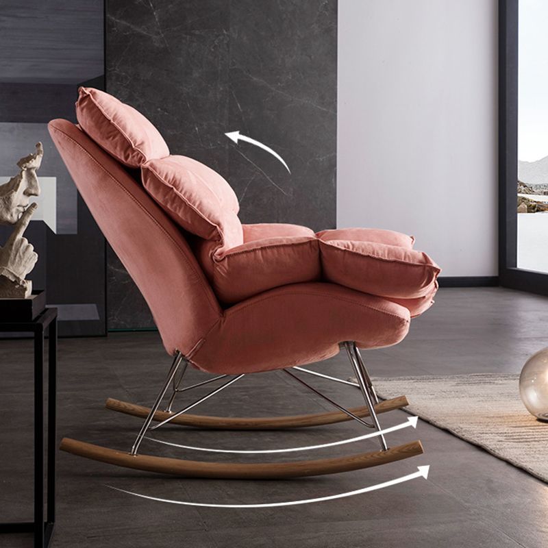 Chaise à bascule intérieure de style moderne chaise à bascule canapé lazy pour le salon