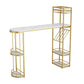 Free Form Bar Set 1/2/3 Pcs Stone and Iron Bar Table with Armless Bar Stools Clearhalo 'Bar Furniture' 'furn' 'furn_home_bar_bar_sets' 'Furniture' 'Home Bars & Bar Sets' 'home_bar_bar_sets' 'Kitchen & Dining Furniture' 1200x1200_678826ec-de93-41a2-891f-cb5c90134b27
