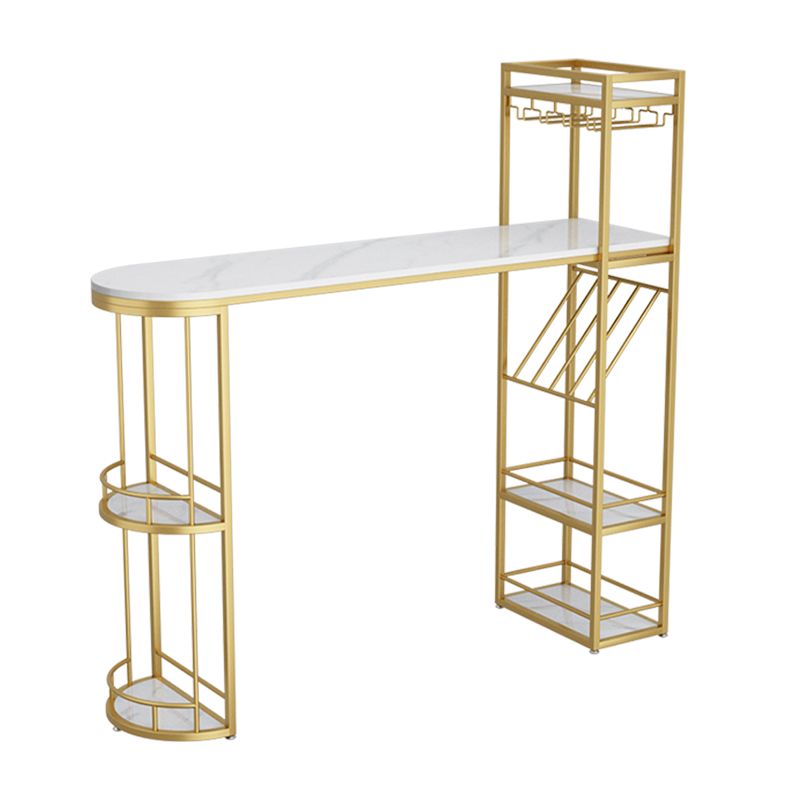 Free Form Bar Set 1/2/3 Pcs Stone and Iron Bar Table with Armless Bar Stools Clearhalo 'Bar Furniture' 'furn' 'furn_home_bar_bar_sets' 'Furniture' 'Home Bars & Bar Sets' 'home_bar_bar_sets' 'Kitchen & Dining Furniture' 1200x1200_678826ec-de93-41a2-891f-cb5c90134b27