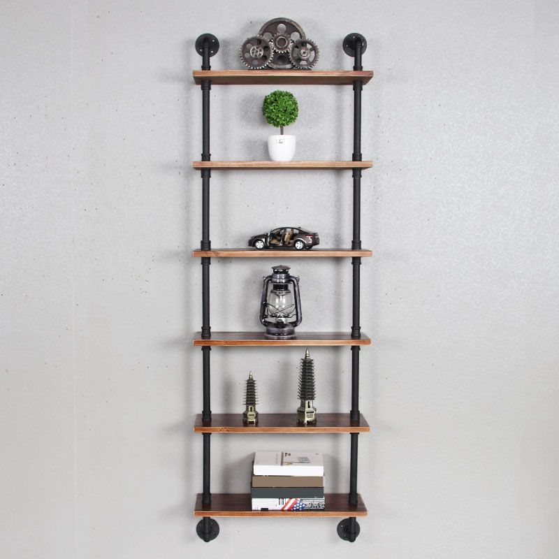 Metal Floating Bookcase Industrial Style Closed Back Shelf for Home Office Clearhalo 'Bookcases' 'furn' 'furn_bookcases' 'Furniture' 'furniture_bookcases' 'Office Furniture' 1200x1200_67890a2b-4017-4bd7-960a-04fb23a4aebf