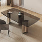 Rectangular Dining Table Clear Glass Tabletop with Chrome Base Clearhalo 'Dining Tables & Seating' 'Dining Tables' 'dining_table' 'furn' 'furn_dining_table' 'Furniture' 'Kitchen & Dining Furniture' 1200x1200_678b8cdc-ec11-4474-ab82-cd628f13aa5b
