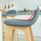 Contemporary 29-inch Upholstered Barstool Rubberwood Footrest Home Stool Clearhalo 'Bar Furniture' 'Bar Stools' 'bar_stools' 'furn' 'furn_bar_stools' 'Furniture' 'furniture_bar_stools' 'Kitchen & Dining Furniture' 1200x1200_678be80d-dc26-4804-a2f9-3d516c46a771
