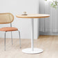 Round Tulip Base Casual Dining Table Four-Color Fixed Table with Solid Wood Clearhalo ' dining_table' 'Dining Tables & Seating' 'Dining Tables' 'furn' 'furn_dining_table' 'Furniture' 'furniture_dining_table' 'Kitchen & Dining Furniture' 'kitchen&dining_furn' 'kitchen' 'kitchen_dining_table' 1200x1200_678e8ebc-515e-4060-be4a-eab5656bb45a