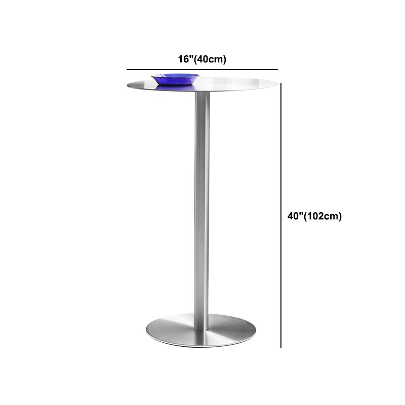 Tavolo da pub in stile industriale altezza tavolo da bar metallico per interno