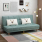 Scandinavian Biscuit Back Settee Armless Faux Leather/Cotton Blend Couch Clearhalo 'furn' 'furn_sofas' 'Furniture' 'furniture_sofas' 'Living Room Furniture' 'Sofa' 'sofas' 1200x1200_67928ca1-ebc3-4bd8-b04c-3d27c31a2525
