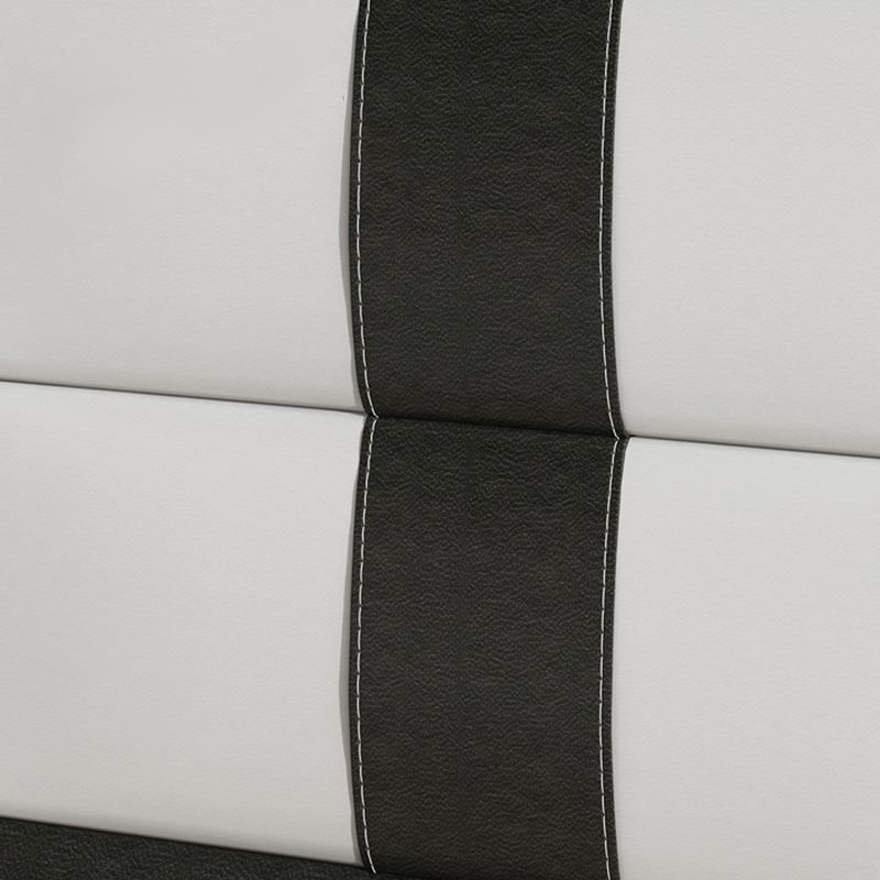 Tiroir de rangement de rangement table de nuit 16 '' Tall Faux Leather Modern Nightand