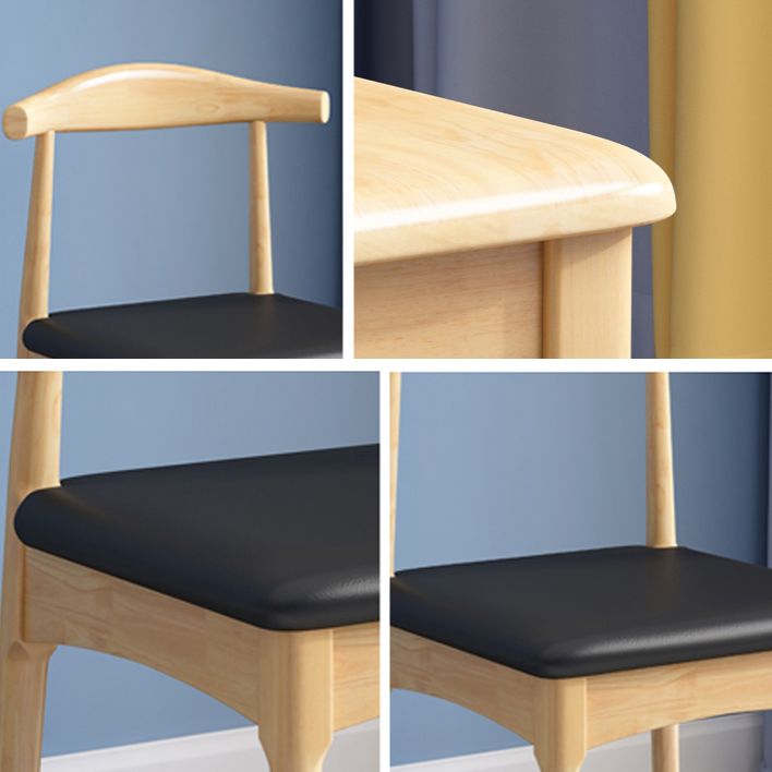 Scandinavian Wood Dining Chairs Indoor Armless Open Back Dining Side Chair Clearhalo ' kitchen&dining_furn' 'Dining Chairs' 'Dining Tables & Seating' 'dining_chair' 'furn' 'furn_dining_chair' 'Furniture' 'furniture_dining_chair' 'Kitchen & Dining Furniture' 'kitchen' 1200x1200_679c7ff8-2206-453e-b598-3a1945d6c67f