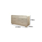 Cómoda cómoda de almacenamiento de madera blanca de 16.0 in de ancho con cajones