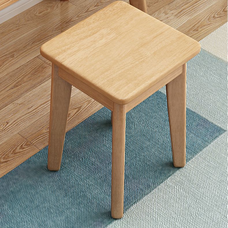 Scandinavo 29,52 "in altezza tavolo in legno massiccio Vanity con specchio