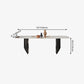 Metal Traditional Luxury Rectangle Table Sintered Stone Top Indoor Table for Home Clearhalo ' dining_table' 'Dining Tables & Seating' 'Dining Tables' 'furn' 'furn_dining_table' 'Furniture' 'furniture_dining_table' 'Kitchen & Dining Furniture' 'kitchen&dining_furn' 'kitchen' 'kitchen_dining_table' 1200x1200_679f5690-0841-47dc-b47b-de21bb7cce4c