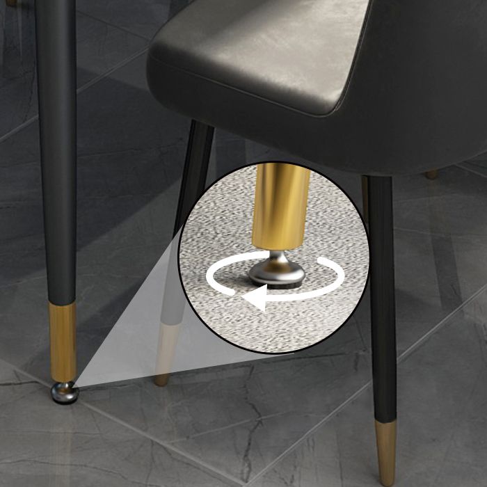 Rectangle Contemporary Sintered Stone Dining Room Set with 4 Legs Table Dining Table Sets Clearhalo 'Dining Room Sets' 'Dining Tables & Seating' 'dining_room_set' 'furn' 'furn_dining_room_set' 'Furniture' 'furniture_dining_room_set' 'Kitchen & Dining Furniture' 'kitchen&dining_furn' 'kitchen' 1200x1200_67a11e4a-9b59-4bff-98de-3fcab2caaff2