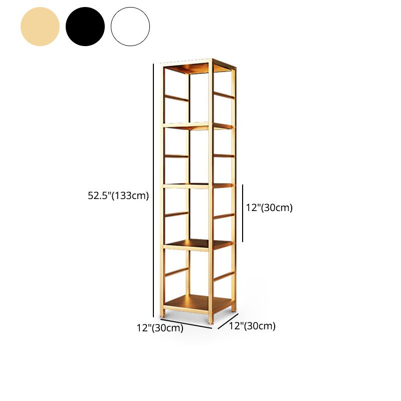 11.81"W Bookshelf Open Back Modern Style Bookcase for Home and Office Clearhalo 'Bookcases' 'furn' 'furn_bookcases' 'Furniture' 'furniture_bookcases' 'Office Furniture' 1200x1200_67a17571-0e89-4c5c-9a2a-4650b000d2b7