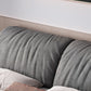 Modern Style Upholstered Headboard Grey Imitation Leather Bed Clearhalo 'Bedroom Furniture' 'Beds' 'furn' 'furn_beds' 'Furniture' 1200x1200_67a1b13b-ec72-4ed9-9b30-f469925b13ad