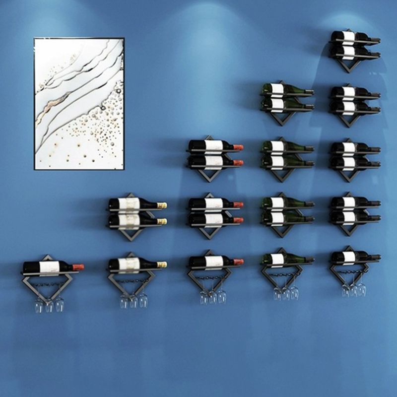 Wall Mounted Wine Holder Metal Home Wine Glass Stemware Rack Holder Clearhalo 'furn' 'furn_wine_racks' 'Furniture' 'Kitchen & Dining Furniture' 'Wine Racks' 'wine_racks' 1200x1200_67a27af0-5029-4b1e-a6d2-b1a8bd8d952e