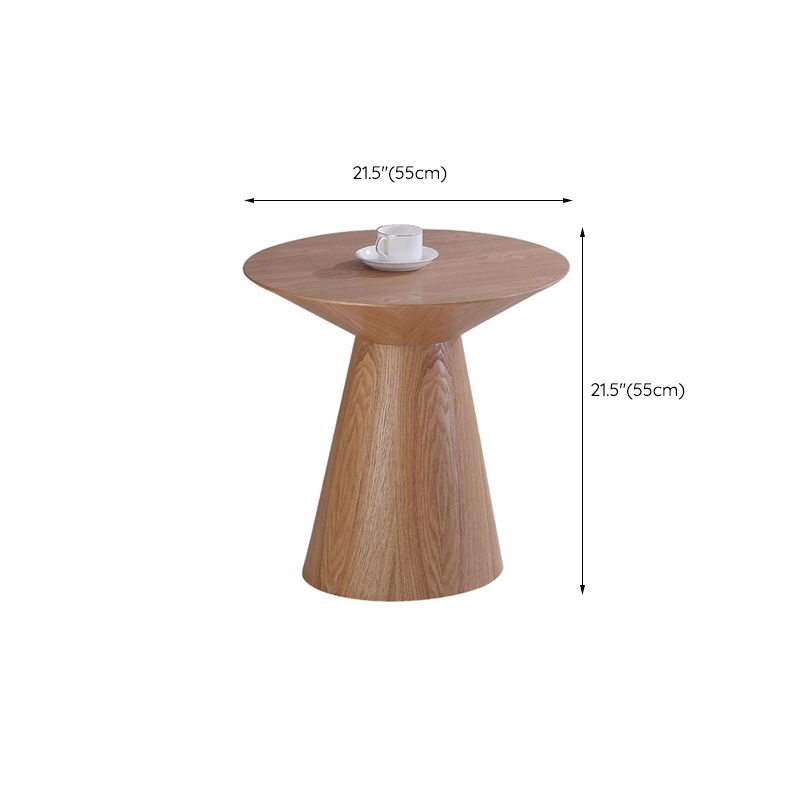 Mesa contemporánea de la sala de estar de madera maciza/mesa de pedestal cuadrado