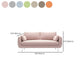 Contemporary 31.49" H Solid Color Velvet Flared Arm Loveseat