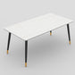 Stone Top Rectangle Dinette Table Traditional Luxury Metal Tripod Base Dining Table Clearhalo 'Dining Tables & Seating' 'Dining Tables' 'dining_table' 'furn' 'furn_dining_table' 'Furniture' 'furniture_dining_table' 'Kitchen & Dining Furniture' 'kitchen' 'kitchen_dining_table' 1200x1200_67a679f0-b46f-4a9c-910b-6e4f8ddfe40b