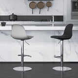 Tabouret de comptoir de randonnée de barre de métal de style contemporain pour Bristol