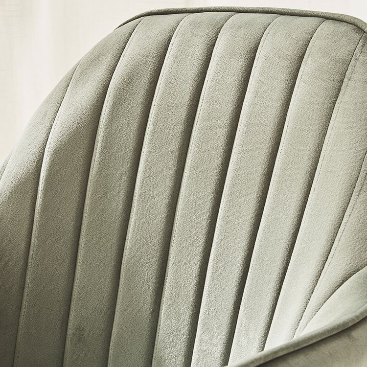 Scandinavian Bedroom Solid Back Arm Chair Velvet Matte Finish Dining Chair Clearhalo ' kitchen&dining_furn' 'Dining Chairs' 'Dining Tables & Seating' 'dining_chair' 'furn' 'furn_dining_chair' 'Furniture' 'furniture_dining_chair' 'Kitchen & Dining Furniture' 'kitchen' 1200x1200_67a8db40-f14d-4217-95b2-c284c5ab6bca