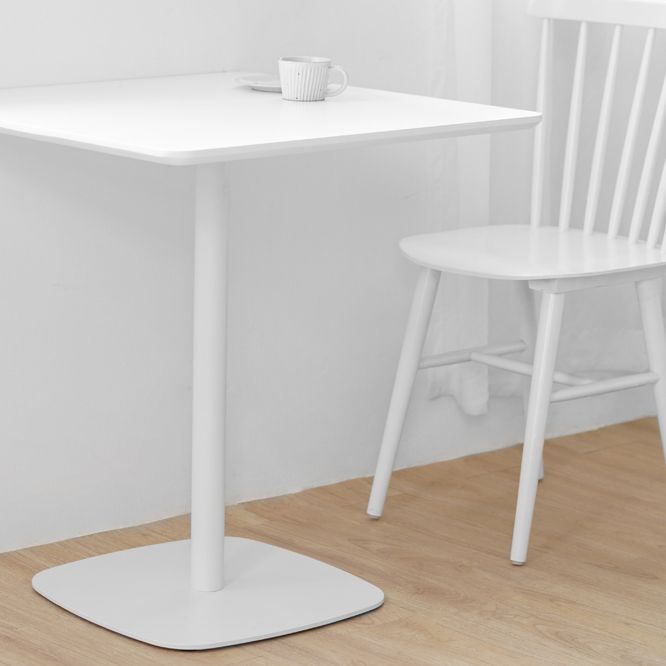 Metal Industrial Square Dining Table Solid Wood Top Table with Pedestal Base Clearhalo ' dining_table' 'Dining Tables & Seating' 'Dining Tables' 'furn' 'furn_dining_table' 'Furniture' 'furniture_dining_table' 'Kitchen & Dining Furniture' 'kitchen&dining_furn' 'kitchen' 'kitchen_dining_table' 1200x1200_67ab84c5-e922-4ff4-8b9a-75b0d576b7ea