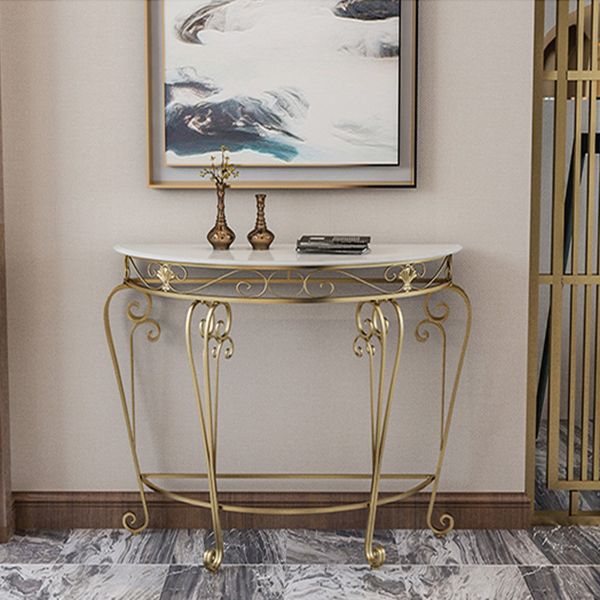Tavolo di divano console in marmo moderno per la sala per la sala