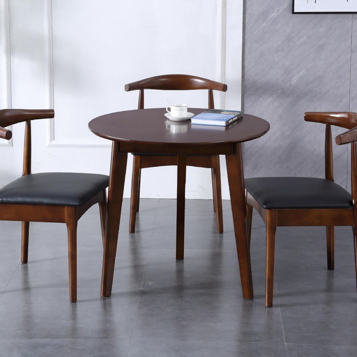 Modern Style Solid Wood Dining Table Round Table with 3 Legs for Home Use Clearhalo ' dining_table' 'Dining Tables & Seating' 'Dining Tables' 'furn' 'furn_dining_table' 'Furniture' 'furniture_dining_table' 'Kitchen & Dining Furniture' 'kitchen&dining_furn' 'kitchen' 'kitchen_dining_table' 1200x1200_67af826f-1910-4a41-a82b-5d0502dcfd98