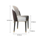 Set di dinette glam con sedie in pelle 1/2/5/6/7/9 PCs set da tavolo beige lucido