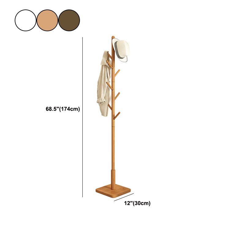 Zeitgenössischer Hall -Stand Hersteller Holzhaken Regale enthalten freistehende Kleidungsständer